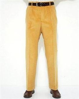 Sand Needlecord Trousers  Mens