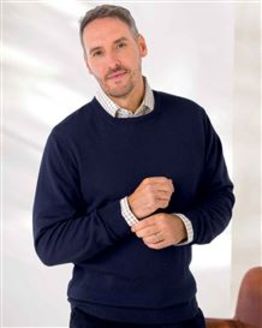 Merino Crew Neck Sweater  Mens