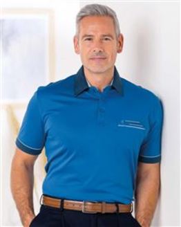 Gabicci Royal Blue Mens Short Sleeve Polo Top
