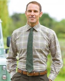 Cardew Tattersall Check Pure Cotton Twill Shirt