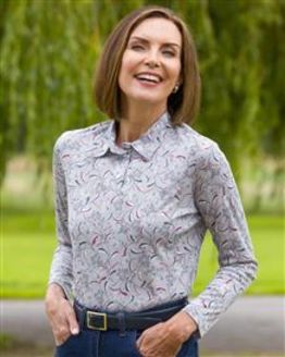Alexa Multi Coloured Pure Cotton Polo
