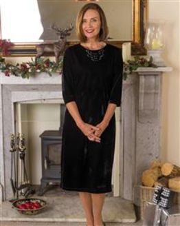 Giselle Mock Velvet Dress