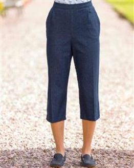 Denim Cropped Trousers
