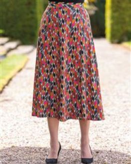 Cassandra Patterned Pure Cotton Skirt