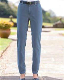 Brax Blue Velvet Trousers