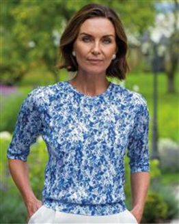 Adelaide Floral Pure Cotton Blouson Top