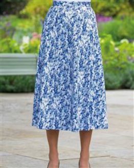 Adelaide Floral Pull On Cotton Skirt