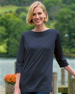 Madison Boat Neck 3/4 Sleeve Top