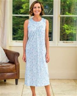 Billie Floral Cotton Long Nightdress