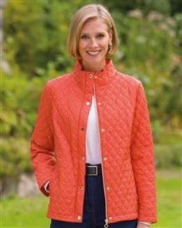 Donna Patterned Zip front Showerproof Jacket