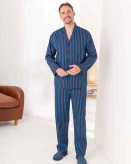 Mens Hugo Pure Cotton Long Sleeved Pyjama