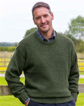Mens Woollen Jumper Fair isle Sweater Mens Fisherman Jumper Men