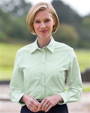 Easycare Long Sleeve Plain Polycotton Shirts