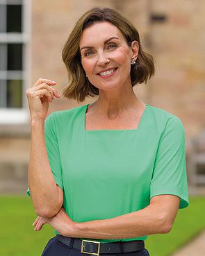Silky Cotton Square Neck Top - Spearmint