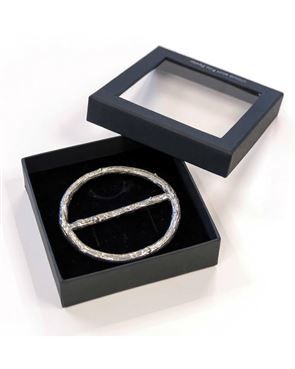 Handcrafted Pewter Scarf Rings