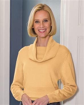 Cowl Neck Merino Sweater