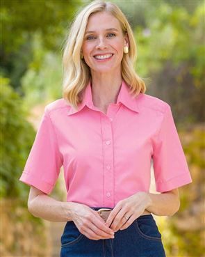 Easycare Short Sleeve Plain Polycotton Shirts