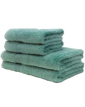 Pure Cotton Towels - Aqua
