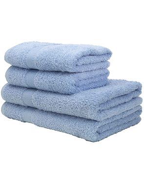 Pure Cotton Towels - Blue
