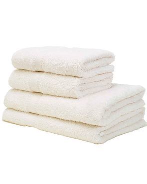 Pure Cotton Towels - Ivory