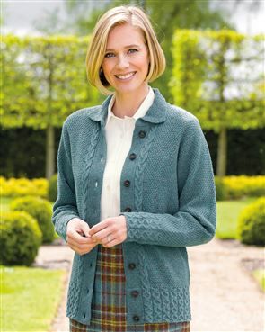 Shetland Cable Cardigan