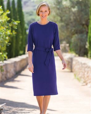 Katrina Super Soft Pull On 3/4 Sleeve Dress