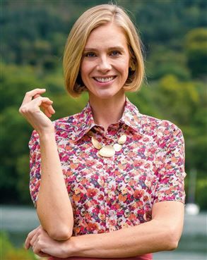 Erica Tana Lawn™ Short Sleeve Blouse