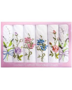 Embroidered Handkerchiefs