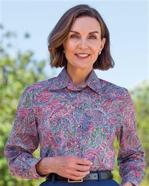 Greta Tana Lawn™ Long Sleeve Blouse