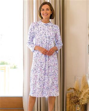 Henrietta Floral Long Sleeve Cotton Nightdress