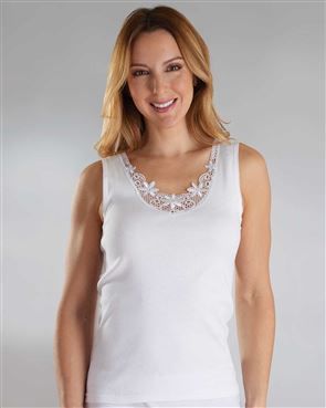 Vedonis Seamless Embroidered Sleeveless Camisole