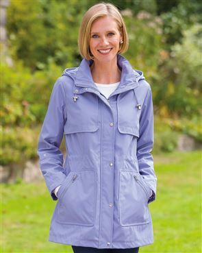 Joanne Trimmed Zip front Showerproof Jacket
