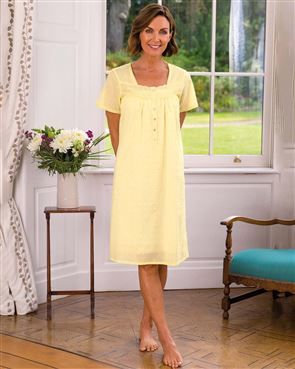 Slenderella Cotton Nightdress Dotty