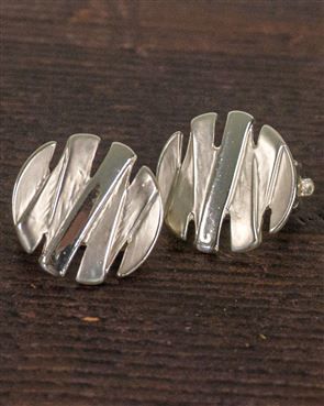 Christa Ladies Silver Effect Clip On Earrings