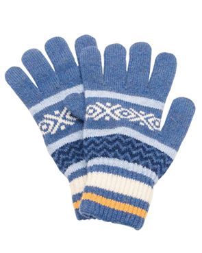 Ladies Pure Wool Patterned Gloves