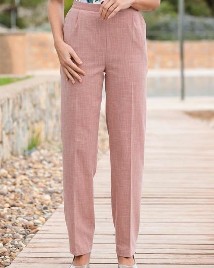 Polly Coral Pink Trousers