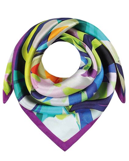 Neive Abstract Pure Silk Scarf