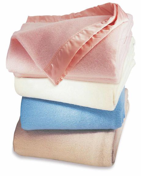 Pure Wool Satin Bound Blankets