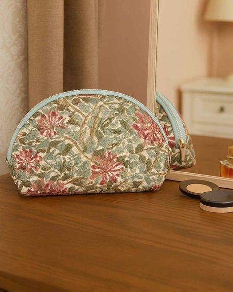 Ladies Tapestry Cosmetic Bag - Honeysuckle