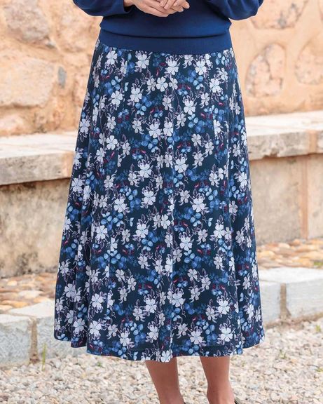 Samantha Floral Pure Cotton Skirt