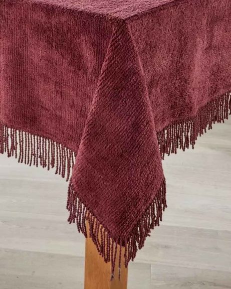 Chenille Tablecloth