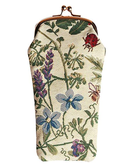Tapestry glasses case - Morning Garden