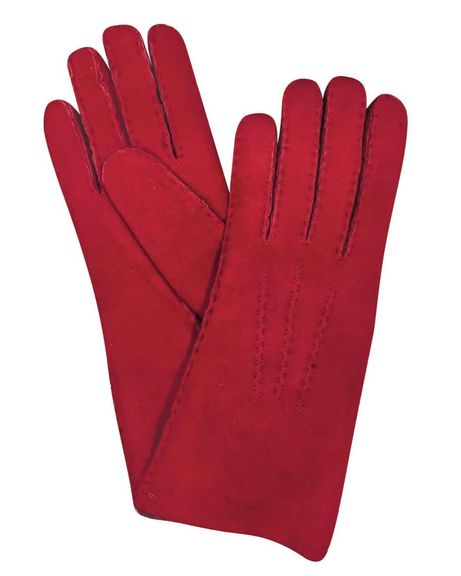Lambskin Gloves - Red