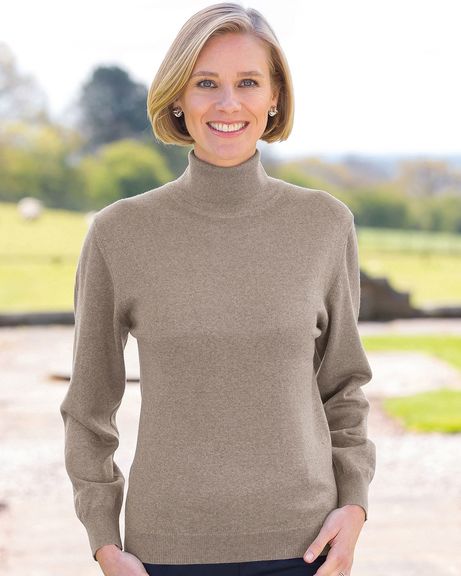 Merino Wool Roll Neck Jumper