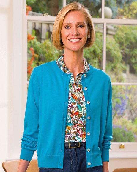 Merino Short Cardigan