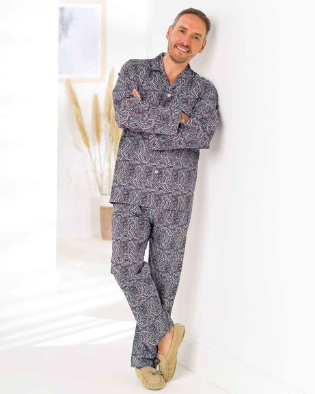 Paisley Cotton Print Pyjamas