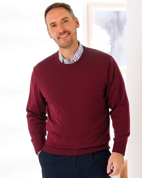 Merino Wool Crew Neck Jumper