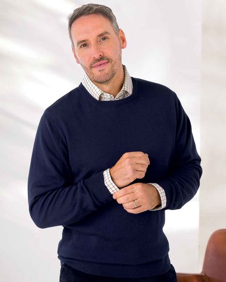 Merino Wool Crew Neck Jumper