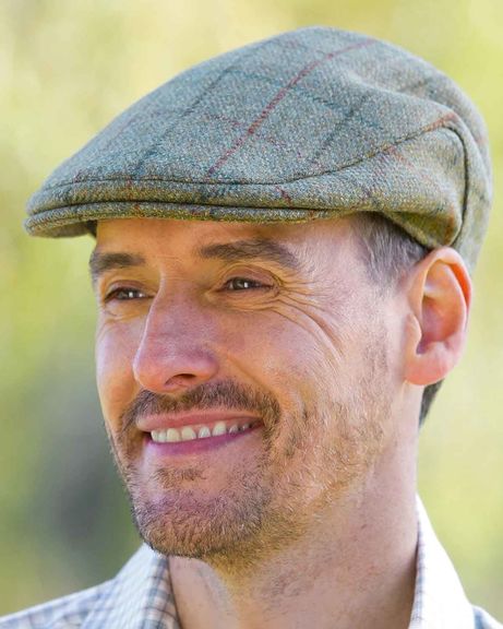 Men’s Tweed Wool Flat Cap