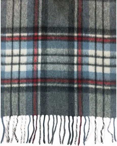 Checked Pure Lambswool Scarf